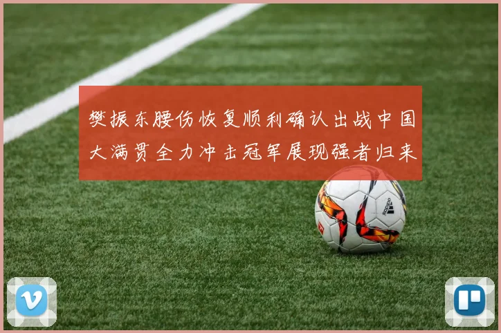 樊振东腰伤恢复顺利确认出战中国大满贯全力冲击冠军展现强者归来